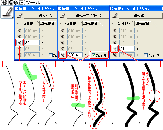 ラスター ベクターレイヤーの比較 レイヤー 機能解説 トラの巻 Comicstudio 使い方講座 Clip Studio 創作応援サイト