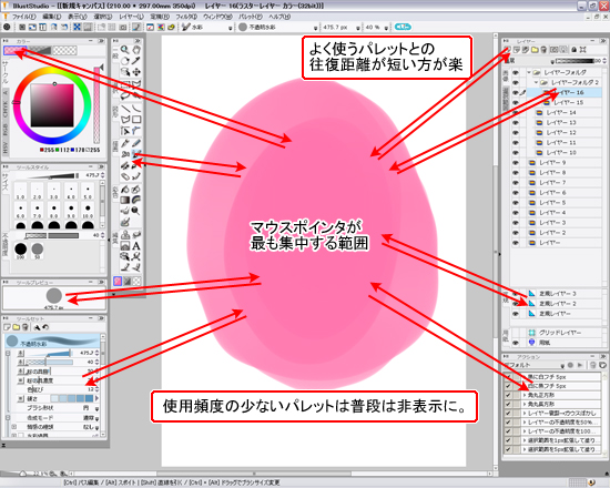 パレット位置